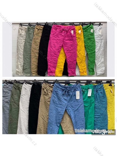 Nohavice dlhé strečové dámske (S/M ONE SIZE) TALIANSKA MÓDA IMWA22415