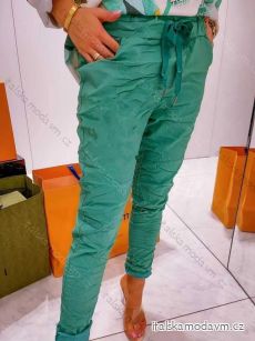Kalhoty dlouhé strečové dámské (S/M ONE SIZE) ITALSKÁ MÓDA IMWE22487