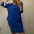 Šaty klasik dlhý rukáv dámske (XL/XXL ONE SIZE) TALIANSKÁ MÓDA IM321410/DR XL/XXL svetlo ružová