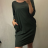 Šaty klasik dlhý rukáv dámske (XL/XXL ONE SIZE) TALIANSKÁ MÓDA IM321410/DR XL/XXL svetlo ružová