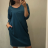 Šaty klasik dlhý rukáv dámske (XL/XXL ONE SIZE) TALIANSKÁ MÓDA IM321410/DR XL/XXL svetlo ružová