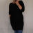 Šaty klasik krátky rukáv dámske (2XL/3XL/4XL) TALIANSKÁ MÓDA IM321245 / DUR smaragdová
