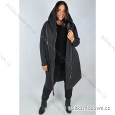 Kabát zimní s kapucí dámský nadrozměr (M-L-XL-2XL-3XL-4XL) POLSKÁ MÓDA PMLG21ARIA