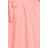 229-1 ROSE šaty s volány na rukávech - pastelově růžové

