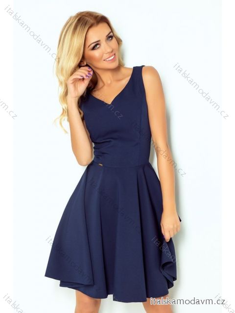 114-7 Kruh na šaty - výstřih ve tvaru srdce - Navy Blue
 NMC-114-7