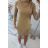 Sukienka Off White camelowa