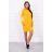 Sukienka Off White musztardowy