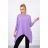 Bluzka oversize fioletowy