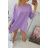 Bluzka oversize fioletowy