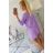 Bluzka oversize fioletowy