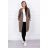 Bluza sukienkowa z kapturem cappuccino