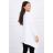 Bluza oversize z asymetrycznymi bokami biała