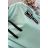 Bluza oversize z asymetrycznymi bokami miętowa