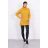 Sweter z golfem musztardowy