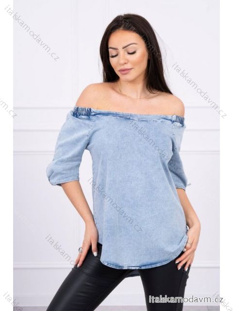 Stretch denim blúzka