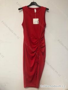 Šaty elegantní bez rukávů dámské (S/M ONE SIZE) ITALSKá MóDA IMM22266
