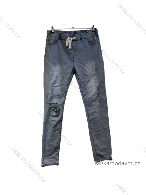 Kalhoty Rifle jeans baggy nízký sed dámské (S-XL) ITALSKá MóDA IM5213D-9009-6