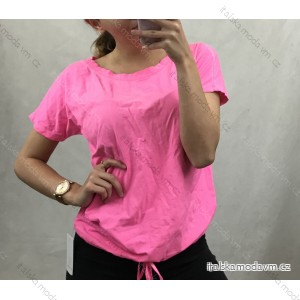Tunika tričko krátký rukáv dámská (uni s/l) ITALSKá MóDA IM520112