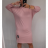 Šaty dlouhý rukáv s kapucí dámské (2xl/3xl ONE SIZE) ITALSKÁ MODA IM421588/DR Černá 2XL/3XL ONE SIZE
