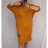 Šaty dlouhý rukáv s kapucí dámské (2xl/3xl ONE SIZE) ITALSKÁ MODA IM421588/DR Černá 2XL/3XL ONE SIZE