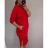 Šaty dlouhý rukáv s kapucí dámské (2xl/3xl ONE SIZE) ITALSKÁ MODA IM421588/DR Černá 2XL/3XL ONE SIZE