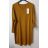 Šaty úpletové dlhý rukáv dámske nadrozměr (XL / 2XL ONE SIZE) TALIANSKÁ MÓDA IM721321 vínová xl/2xl one size