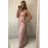 Šaty elegantné dlhé plesové dámske (S / M ONE SIZE) TALIANSKÁ MÓDA IMM21387