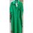 Šaty košilové maxi dlouhé oversize letní krátký rukáv dámské (S/M/L/XL/2XL/3XL ONE SIZE) ITALSKÁ MÓDA IMM21943