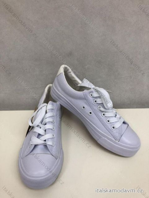 Tenisky plátenky dámske (36-41) OBUV OBCM21002/DR 39 biela