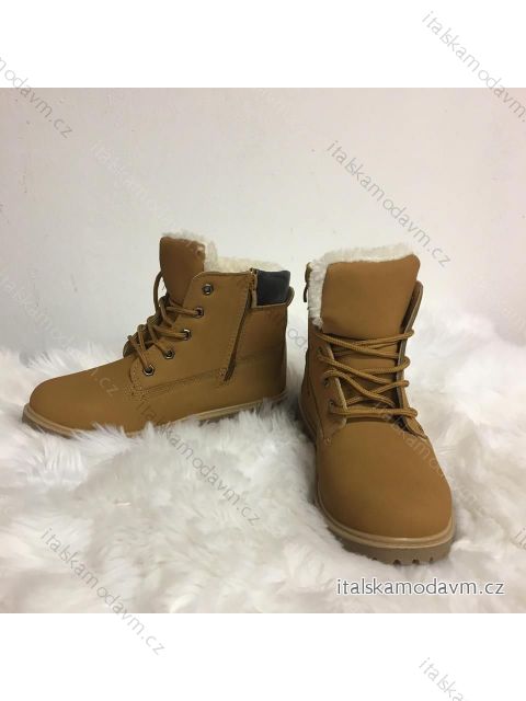 Boty workery traperky zateplené dámské (37-40) GATHAY MODA OB1183033/DR 40 hnědá