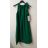 Šaty elegantní letní bez rukávů dámské (S/M ONE SIZE) ITALSKÁ MÓDA IMM2253209 bílá S/M