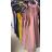 Šaty elegantní letní bez rukávů dámské (S/M ONE SIZE) ITALSKÁ MÓDA IMM2253209 bílá S/M