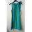 Šaty elegantní letní bez rukávů dámské (S/M ONE SIZE) ITALSKÁ MÓDA IMM2253209 bílá S/M