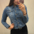 Bunda riflová krátká dámská (S-XXL) B.S. JEANS IM921S5912 modrá XL