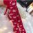 Ponožky Vánoční nadkolenky veselé vločky s mašlí dámské (one size ) POLSKÁ MODA DPP20010B