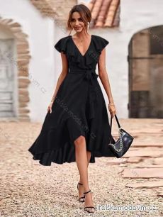 Šaty letní elegantní bez rukávu dámské (S/M ONE SIZE) ITALSKÁ MÓDA IMD22351