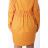 Košeľa s volánikmi na chrbte XL/2XL Oranžová