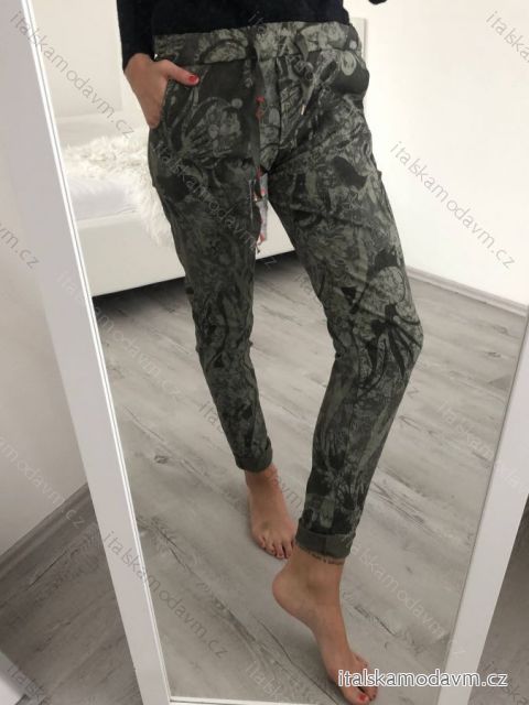 Kalhoty dlouhé dámské (M/L ONE SIZE) ITALSKá MODA IM521012
