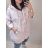 Bunda tenká jarná plátená s kapucňou dámska nadrozmer (XL/2XL/3XL ONE SIZE) TALIANSKA MÓDA IM722090