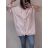 Bunda tenká jarná plátená s kapucňou dámska nadrozmer (XL/2XL/3XL ONE SIZE) TALIANSKA MÓDA IM722090