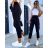 Nohavice dlhé elegantné dámske (M/L ONE SIZE) TALIANSKA MÓDA IMD22128