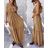 Šaty dlouhé carmen na ramínka dámské (S/M/L ONE SIZE) ITALSKÁ MÓDA IMD22374