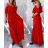Šaty dlouhé carmen na ramínka dámské (S/M/L ONE SIZE) ITALSKÁ MÓDA IMD22374