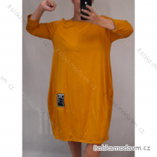 Šaty 3/4 dlouhý rukáv dámské (L/XL ONE SIZE) ITALSKá MóDA IMC21626/DR