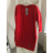 Šaty klasik dlouhý rukáv dámské (S/M/L ONE SIZE) ITALSKÁ MÓDA IMC21715/DR/modrá