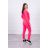 Komplet dresowy różowy neon