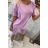 Komplet top+legginsy fioletowy