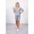 Komplet top+legginsy szary