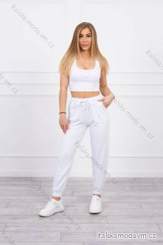 Bílý komplet top + kalhoty