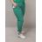 Nohavice strečové dámske nadrozmer (2XL/3XL/4XL ONE SIZE) TALIANSKA MODA IM422495LH/DR